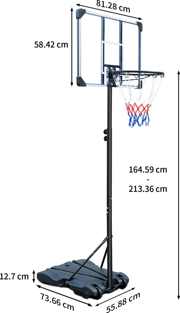 Panier de Basket Mobile Résistant aux Intempéries pour Usage Intensif - 4
