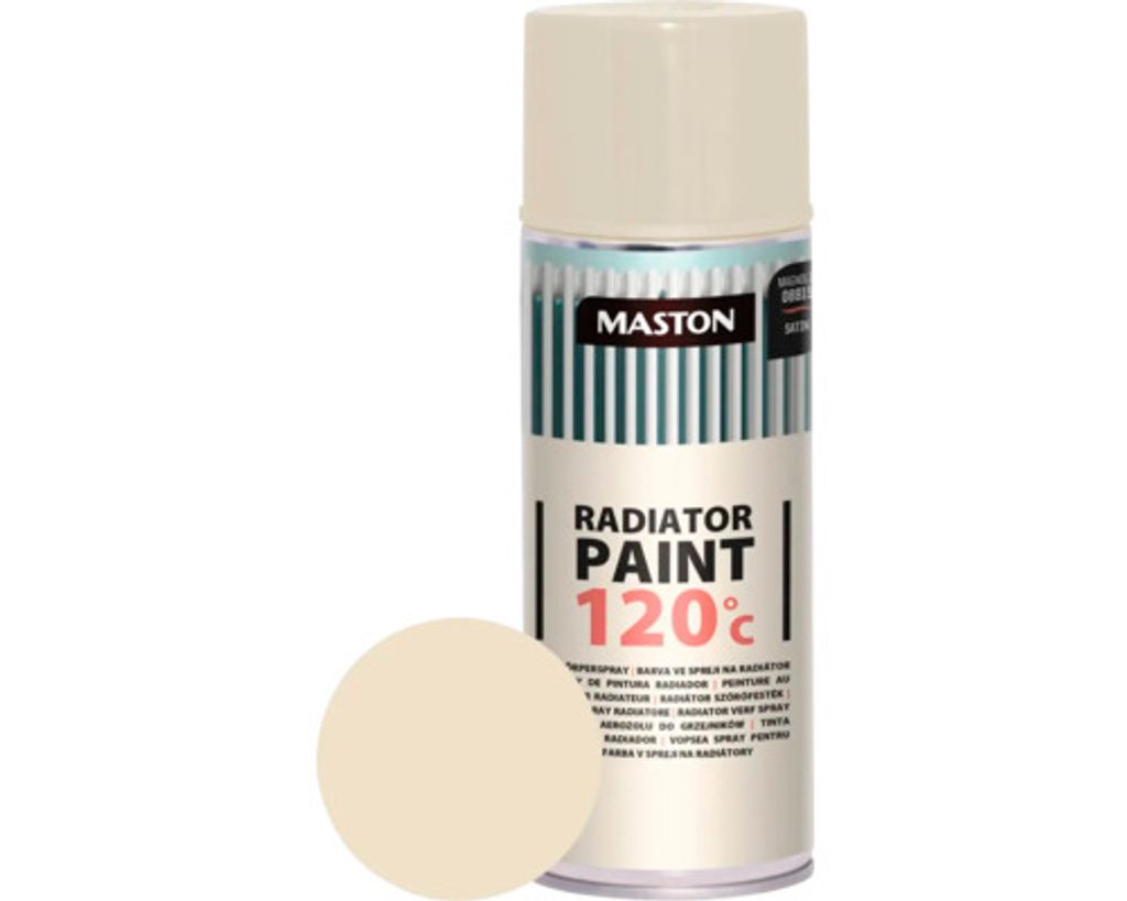 Sprühlack Maston Heizkörperlack glanz magnolie 400 ml Produktbild 