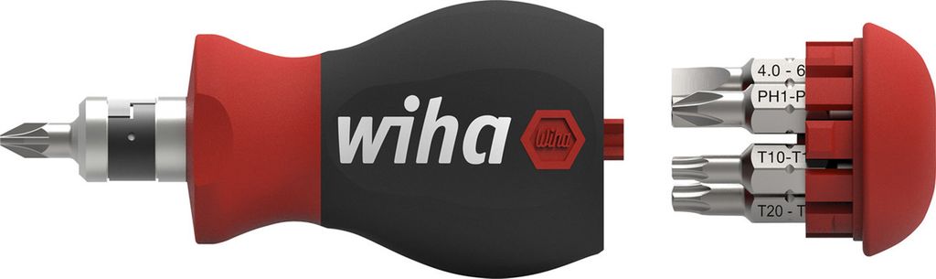 Skrutkovač Wiha Stubby 1/4", so zásobníkom bitov Obrázok produktu 