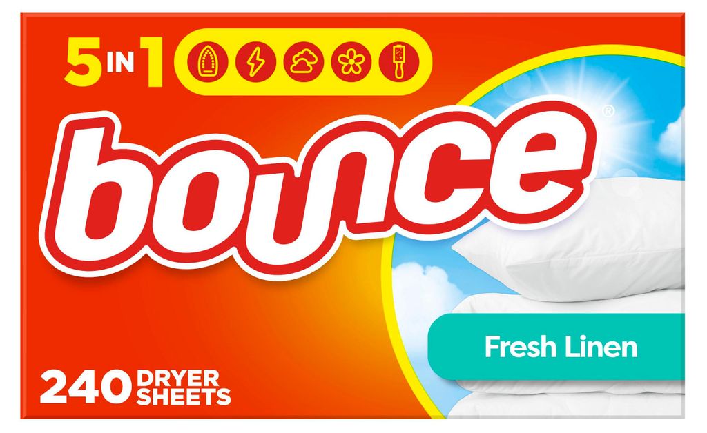 Zapachowe wkłady do suszarki Fresh Linen Bounce, 240 sztuk Zdjęcie produktu 