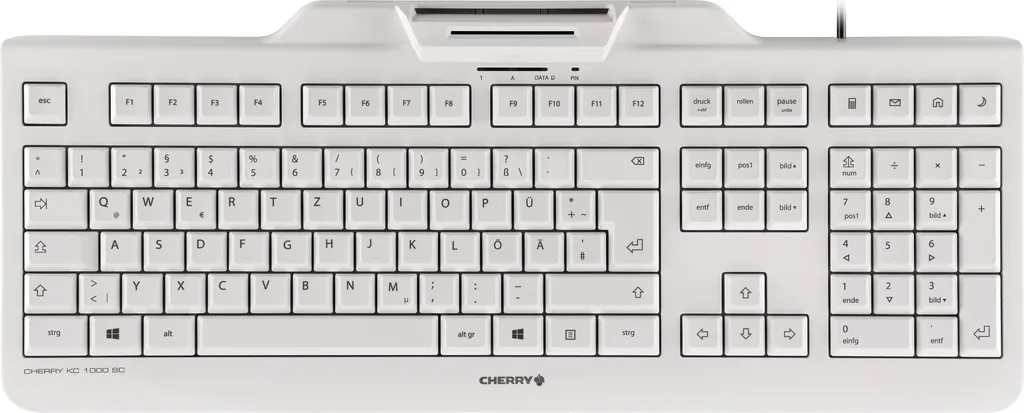 Clavier USB Cherry KC 1000 SC pour Authentification et Signature en Ligne