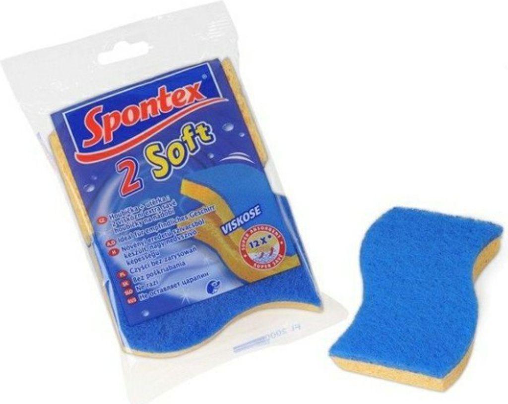 Viskoser Spontex 2 Weiches Geschirrschwämmchen