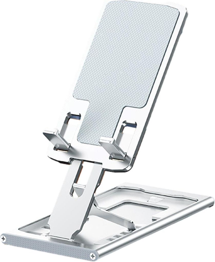 Tragbarer, faltbarer Tablet-Ständer mit hochklappbarer Halterung, der im Arbeitszimmer, im Büro usw. verwendet werden kann.