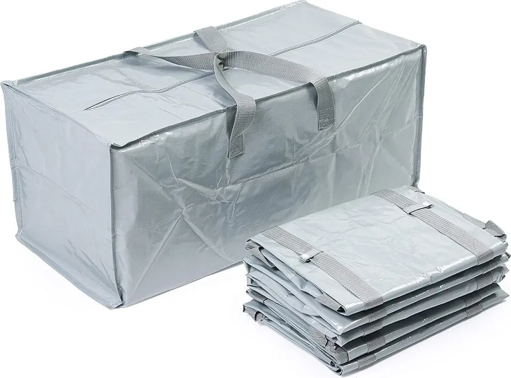 Grand sac de rangement XXL 100L solide avec poignées et sangles robustes