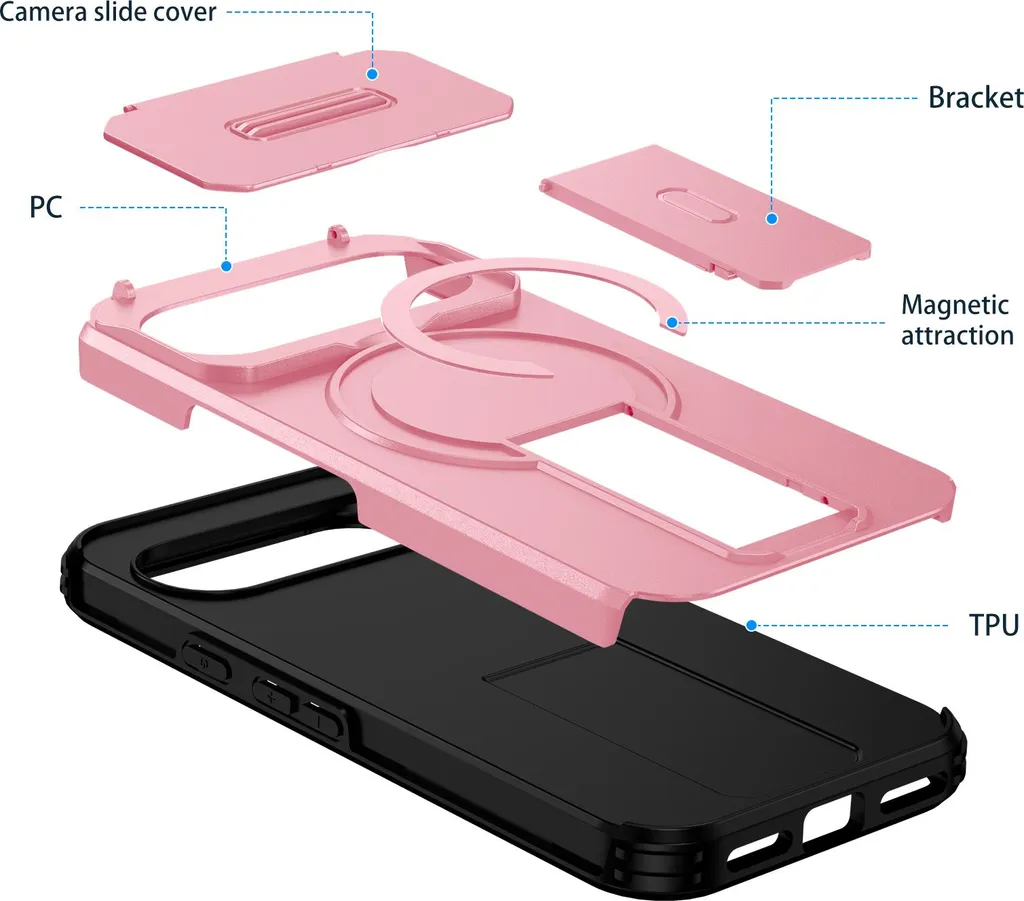 VENINGO Cover per Google Pixel 9 Pro XL Compatibile con Tecnologia MagSafe: Protezione Ottimale, Design Elegante, Compatibilità Perfetta, Colore Tendenza, Verde intenso