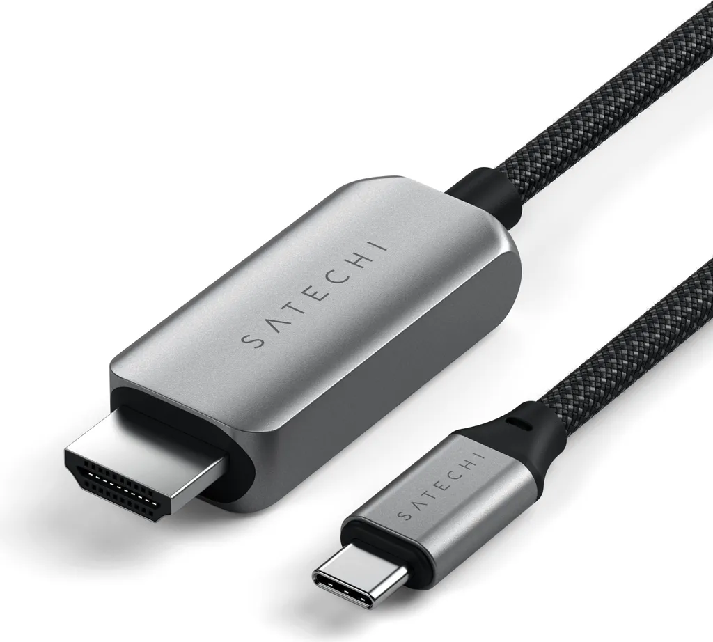 Câble vidéo USB-C vers HDMI 2.1 8K Satechi - Longueur 2 mètres robuste