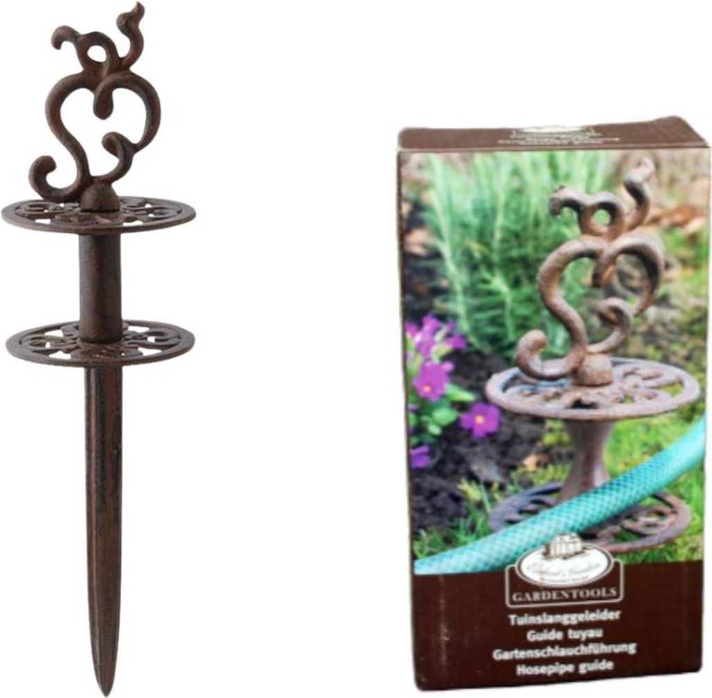 Guida per tubo da giardino Esschert Design, ruggine; W8402 Immagine del prodotto 