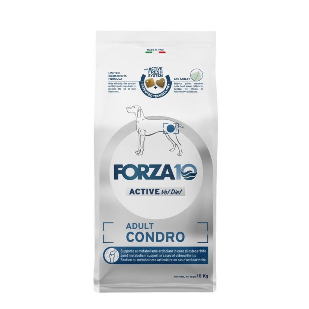 Forza10 Adult Condro Active All Breeds für Hunde Veterinärdiät 10kg