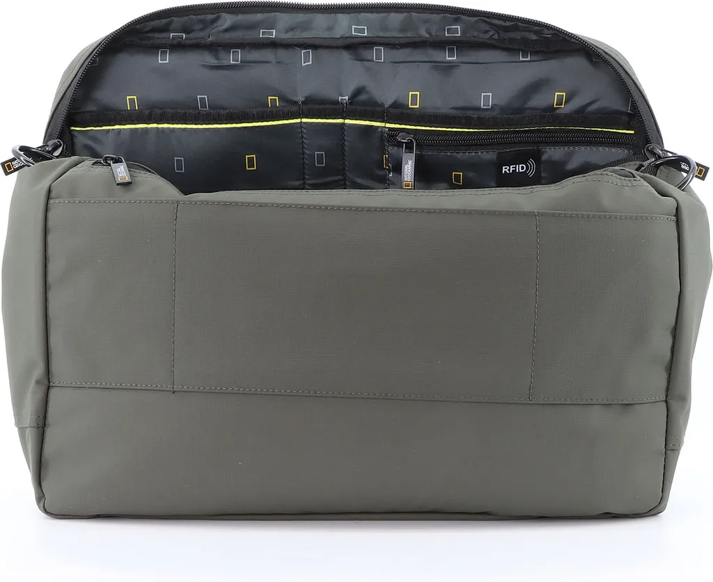 Cartella Tracolla National Geographic Mutation Khaki | Porta PC - 7