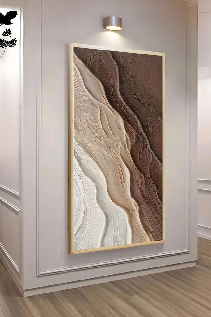 Wallity, Elegantes MDF Gemälde mit Rahmen aus 100% Produktbild 