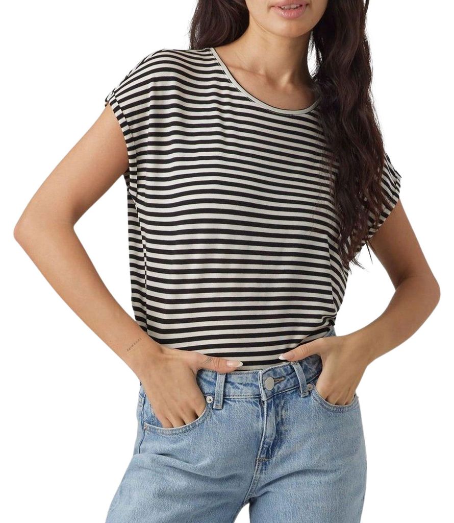 Vero Moda Ava Plain Stripe Shirt Damen