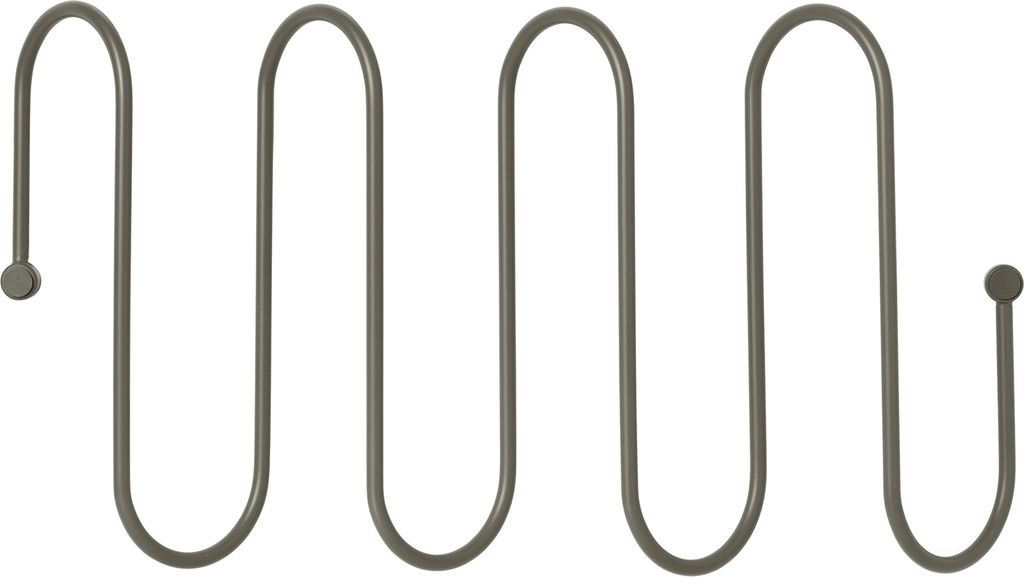 Blomus Garderobenleiste CURL Stahl pulverbeschichtet steel gray grau