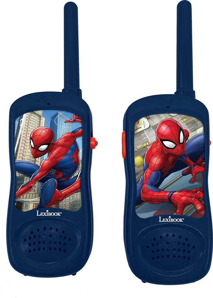 Talkies-Walkies Spider-Man Clip Ceinture Lexibook TW11SP Longue Portée