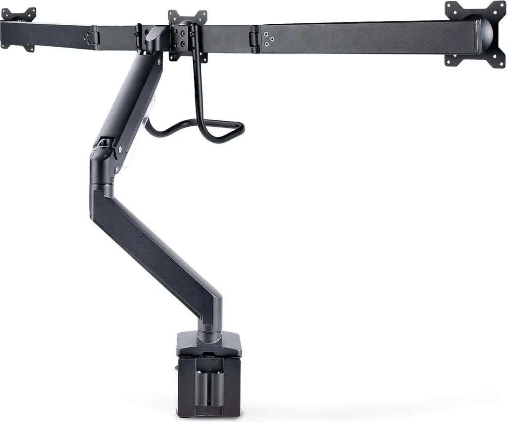 Support Triple Moniteur VESA Ajustable avec Gestion de Câbles Intégrée - 2