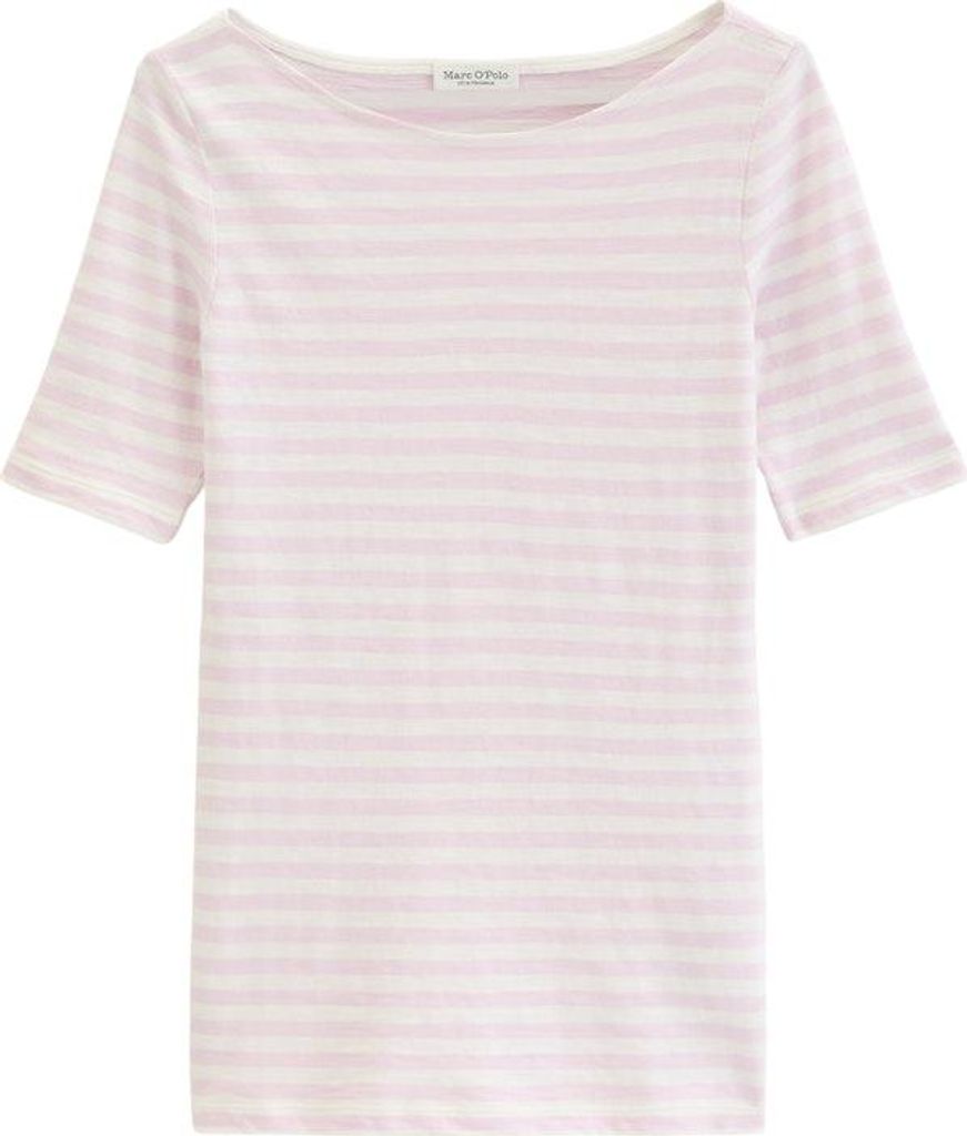 Marc OŽPolo Casual (318) T-shirt, short sleeve, boat neck, s, multi/ dusty lavender D62 D62 S