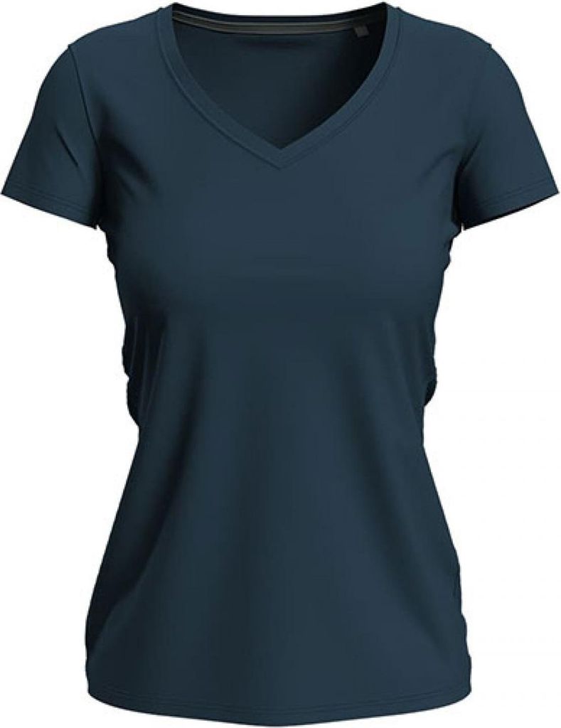 Stedman ST9710 | Women V-Neck Claire Damen T-Shirt - Farbe: Marina Blue - Größe: XS
