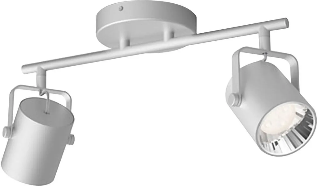 Philips Byre Plafoniera LED 2x4.3W Argento | KlickFix e OVP