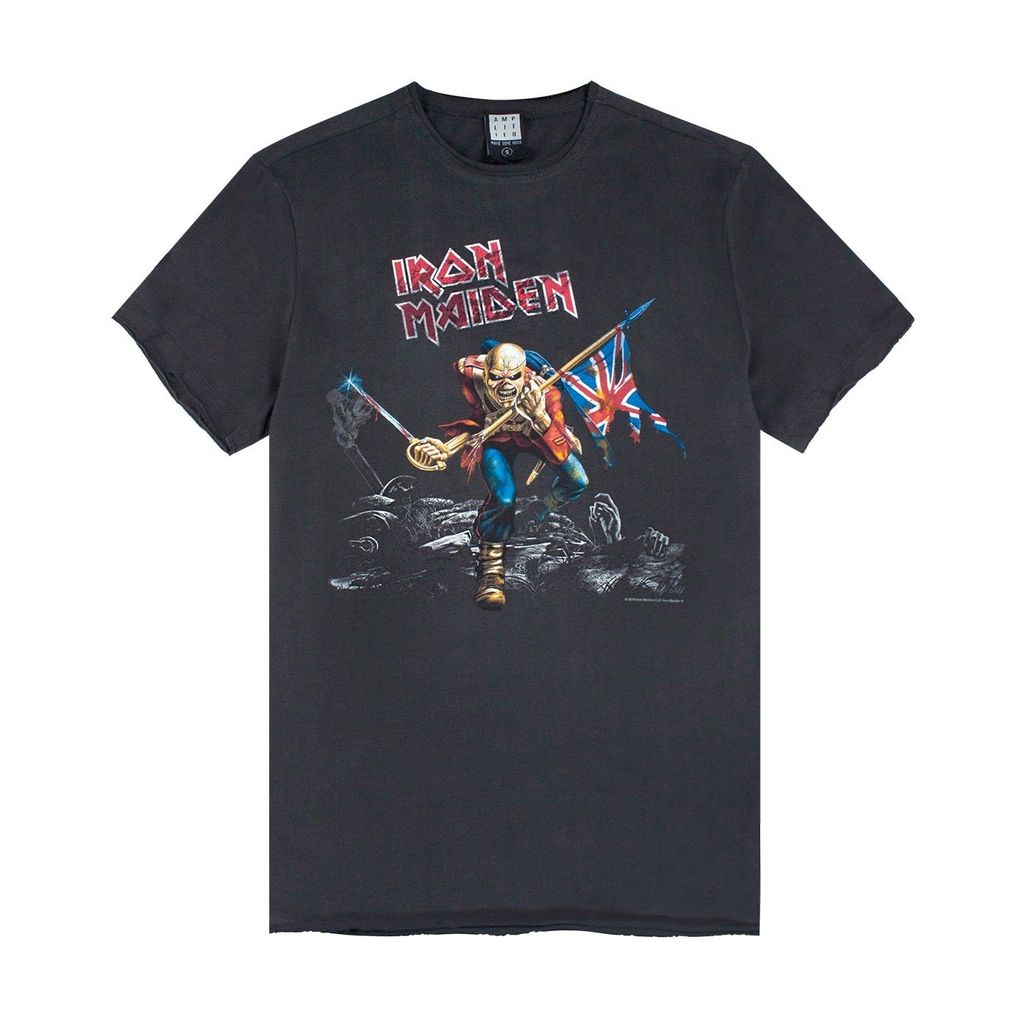 Amplified - "80s Tour" T-Shirt für Herren NS5179 (S) (Anthrazit)
