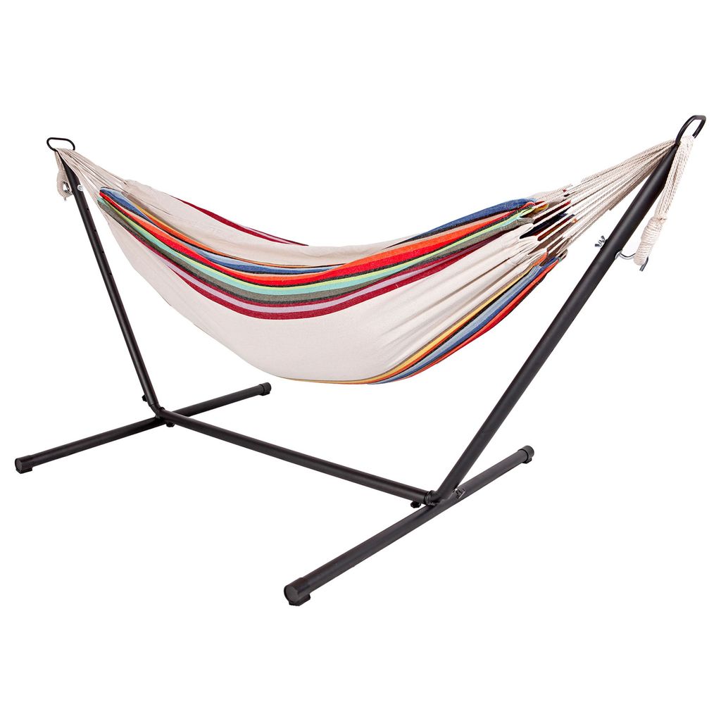 Linder Exclusiv Hängematte mit Stahlgestell Indoor-Outdoor MC4383