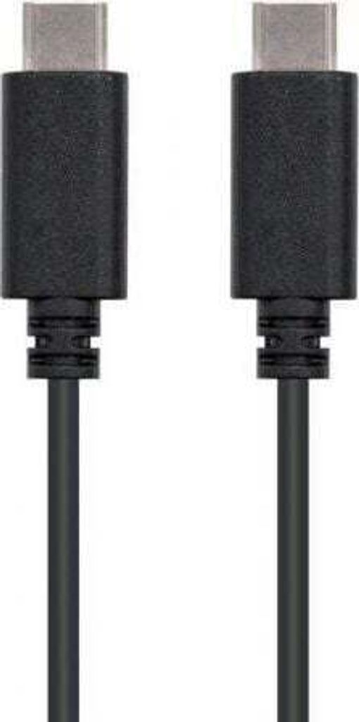 Nanocable USB 2.0, 2m, 2 m, USB C, USB C, USB 2.0, Weiblich/Weiblich, Schwarz