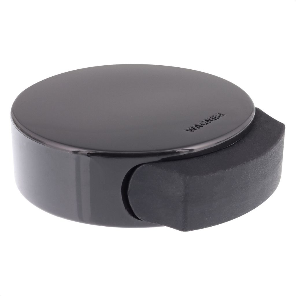 Odbojnik podłogowy WAGNER BLACK DELUXE - Ø 50 x 55 x 17 mm, Zdjęcie produktu 