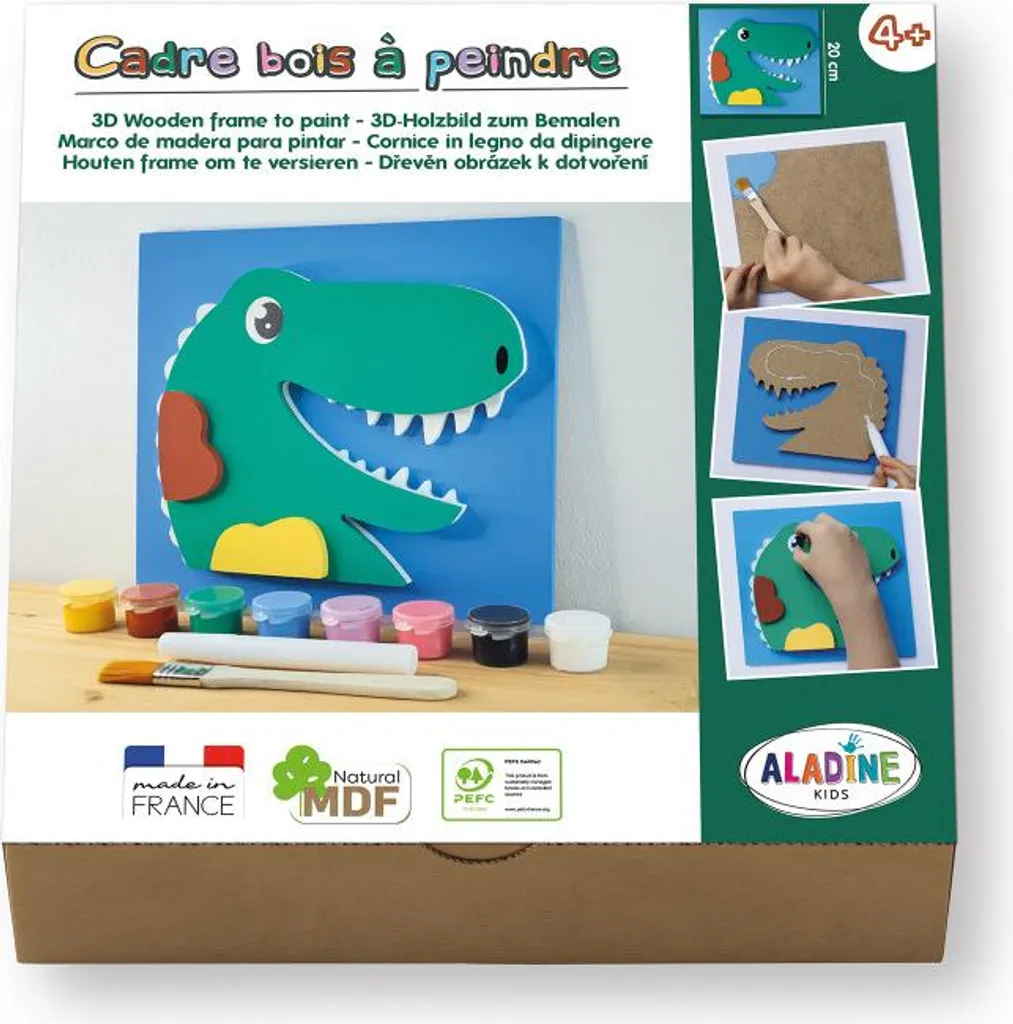 Occuper son enfant intelligemment avec le Tableau bois 3D Dinosaure