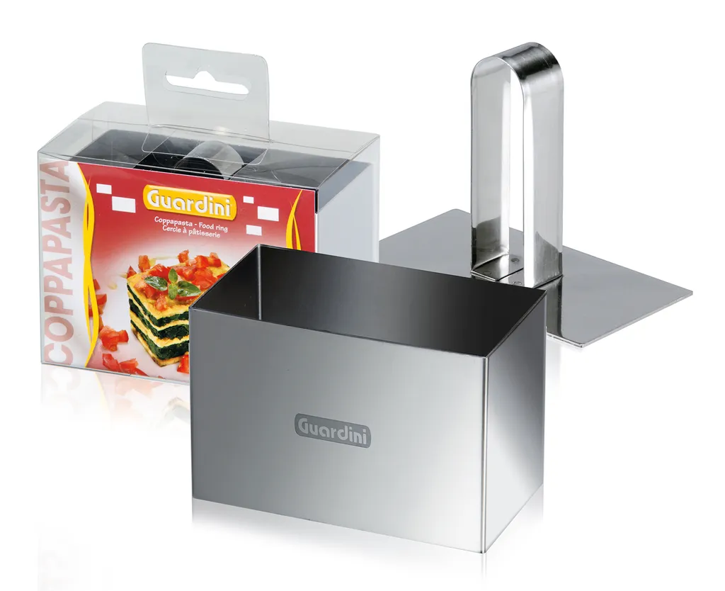 Ustensile de dressage carré 9 cm avec poussoir pour vos recettes
