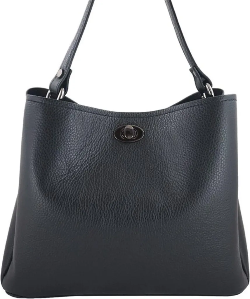 Sac en Cuir Durable Barberini's 8391 - Ne se déforme pas avec le temps