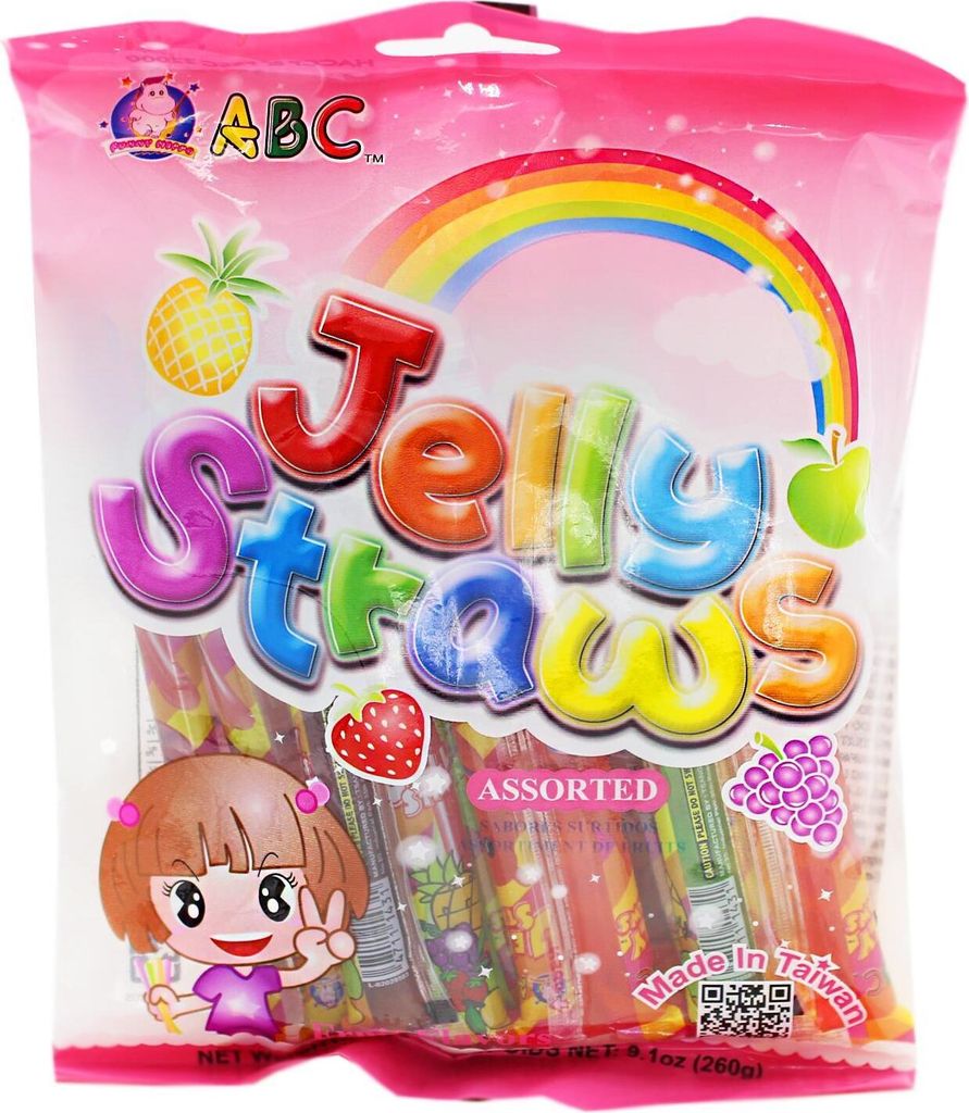 ABC Jelly Straws 260g