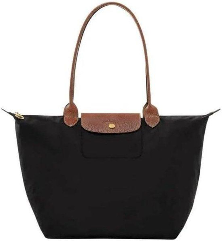 Schwarze Reisetasche - Stilvolle Damenreisetasche - Schultertasche - Mittelgroß - Langer Griff - Geeignet für Einkaufen, Arbeiten, Reisen und den...