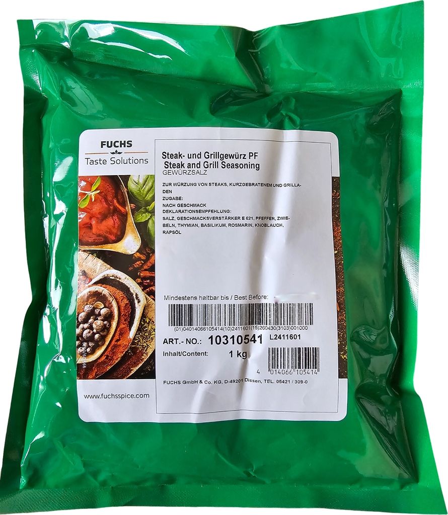1 kg Fuchs Steak- und Grillgewürz Produktbild 
