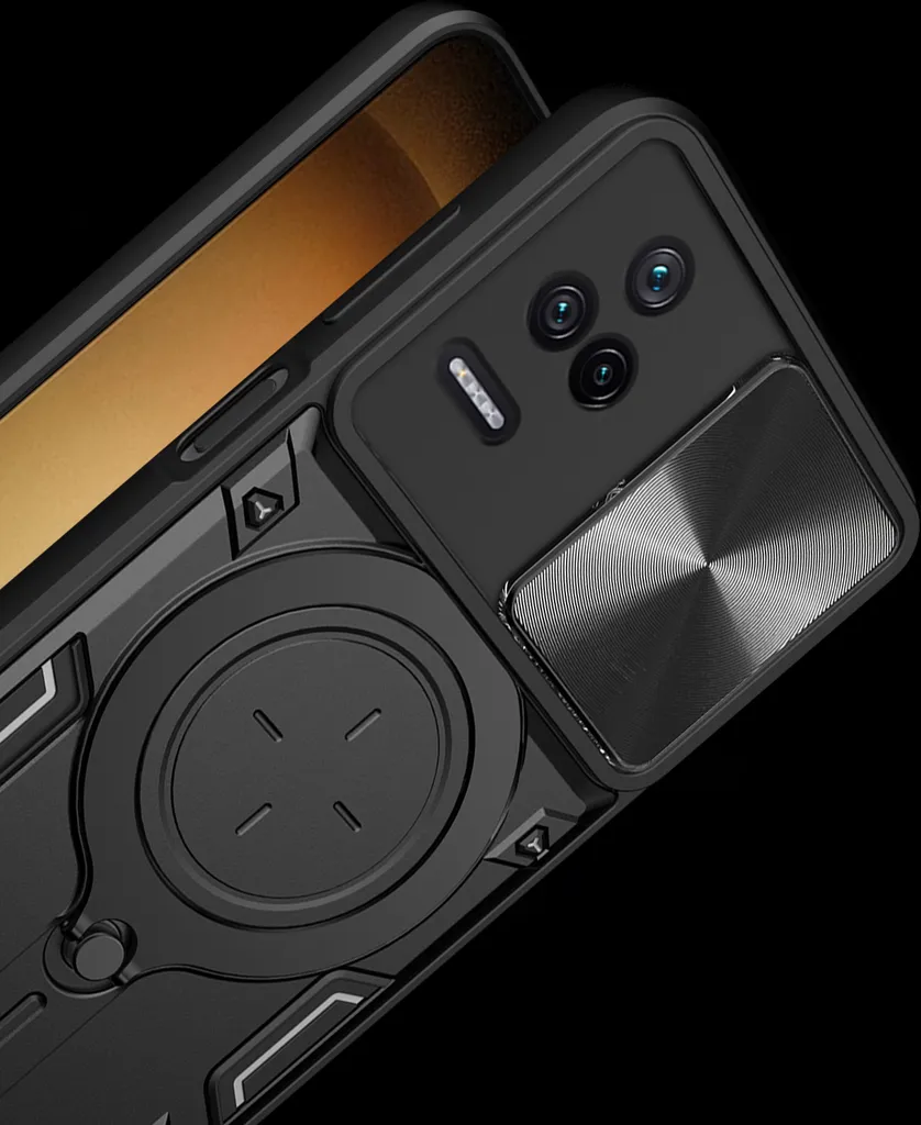 Custodia Xiaomi Redmi Note 12S Viola - Protezione Rugged e Anello - 7
