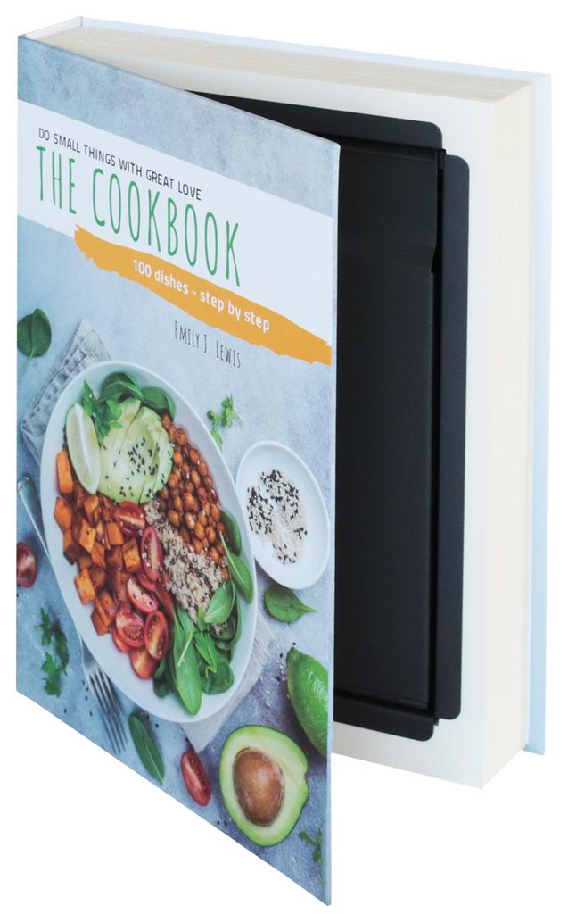 Buchtresor Cookbook mit echten Papierseiten von HMF