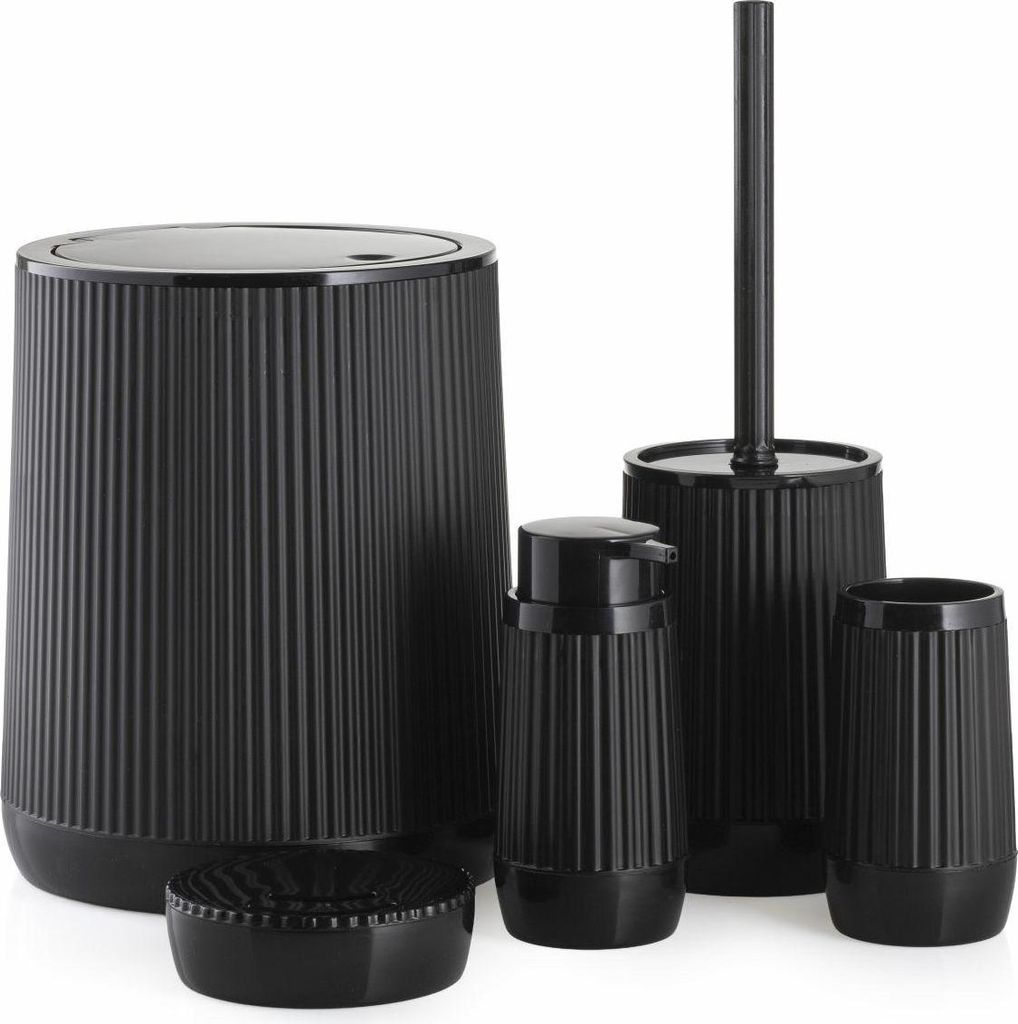 HowHomely | Badezimmer-Set - Badaccessoires-Set - 5er Set - Produktbild 