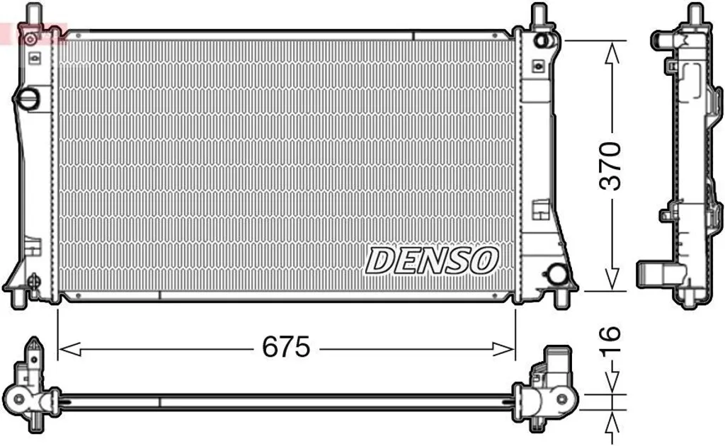 Radiateur de refroidissement moteur Mazda 5 CW - DENSO DRM44035