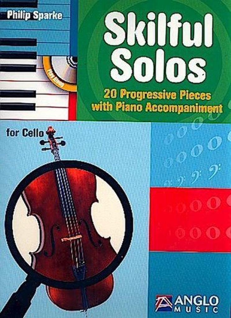 Skilful Solos: 20 Progressive Pieces with Piano Accompaniment. Cello und Klavier (Mittelschwer)
