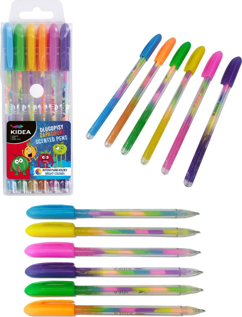 Penne gel profumate 6 pezzi Kidea Immagine del prodotto 