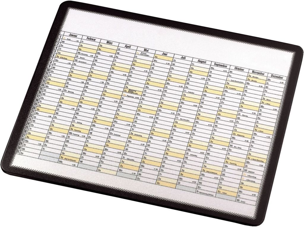 hama Tapis de souris "Magic", transparent avec bord noir Image du produit 