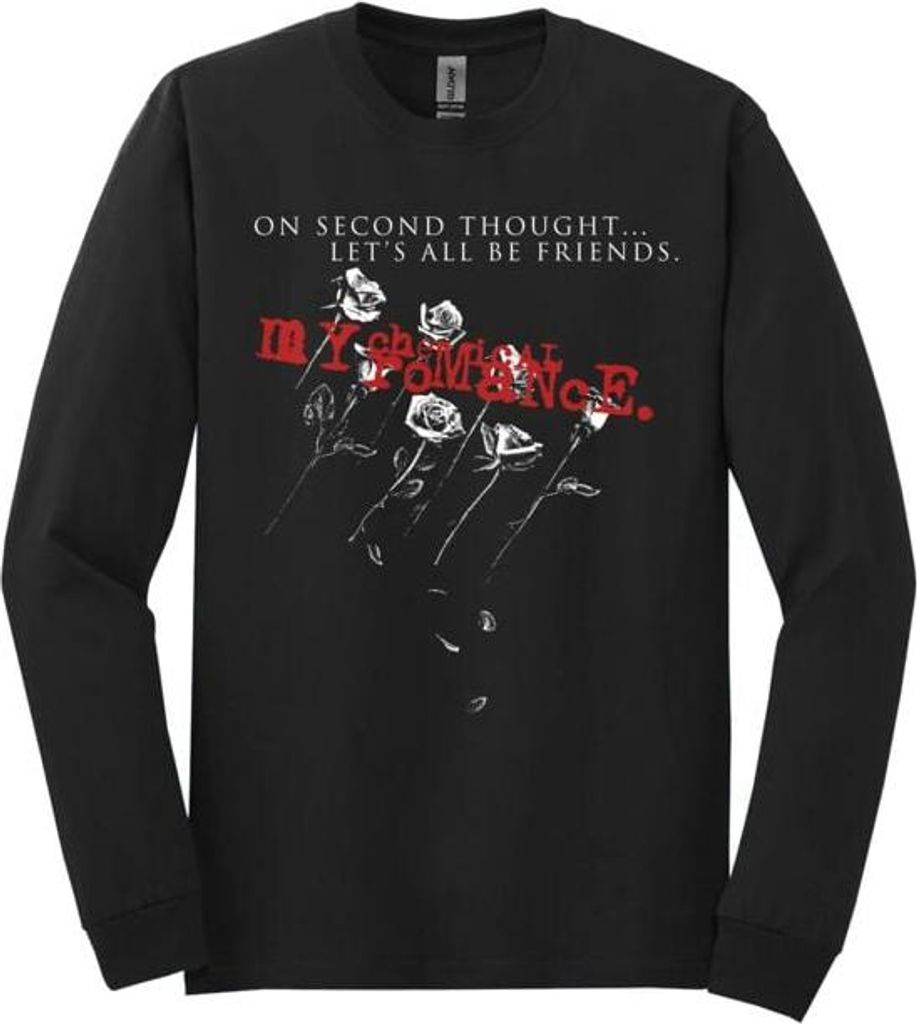 My Chemical Romance Langarmshirt Herren Lets All Be Friends schwarz L