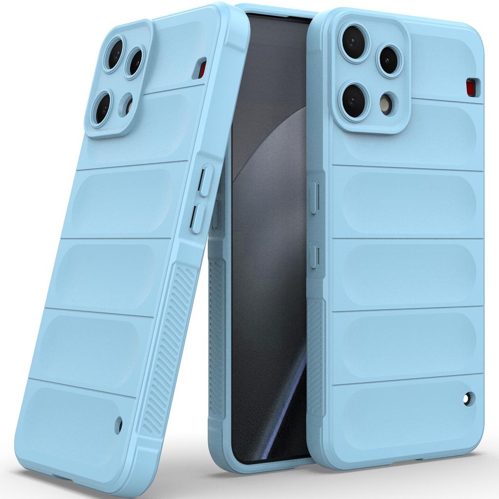 Handyhülle für Nothing Phone 3A Lite Weich TPU Silikon Stossfest Anti-rutsch Hülle Blau