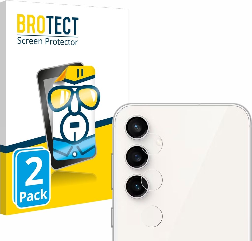 2x Für Samsung Galaxy S23 FE (NUR Kameraschutz) Schutzfolie BROTECT Displayschutz Display Schutz Folie Klar Transparent