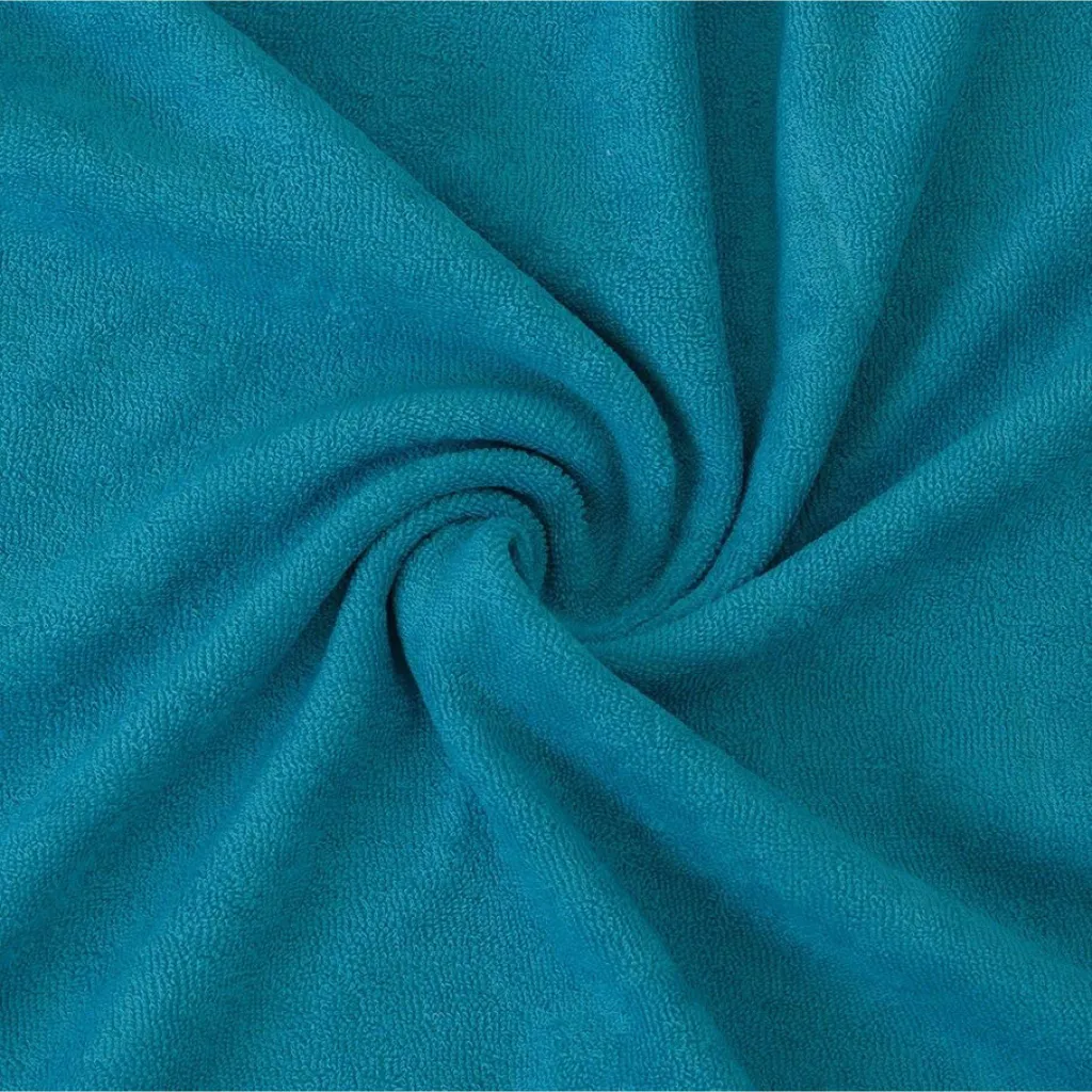 Lenzuolo Turchese 100x200 in Spugna Elasticizzata - Resistente e Morbido