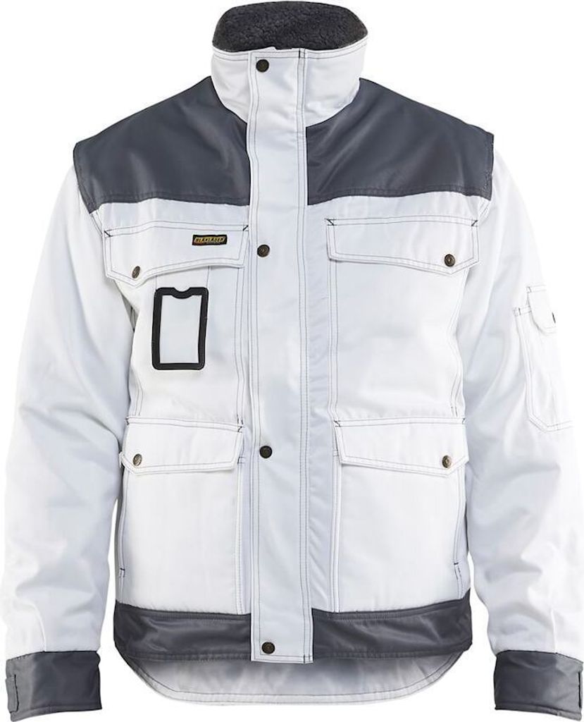 Blakläder Maler Jacke 4865 1900 in weiß/grau, Größe:XL
