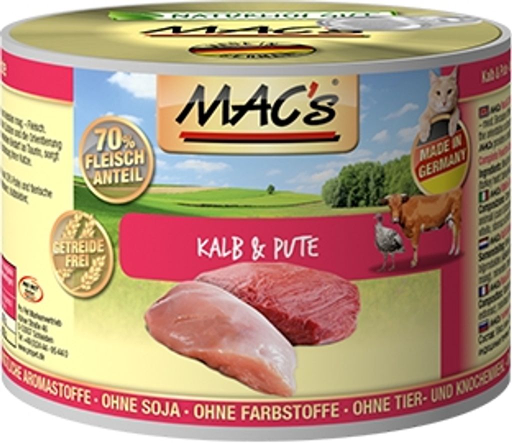 Macs Cat Kalb-Pute 200 g D
