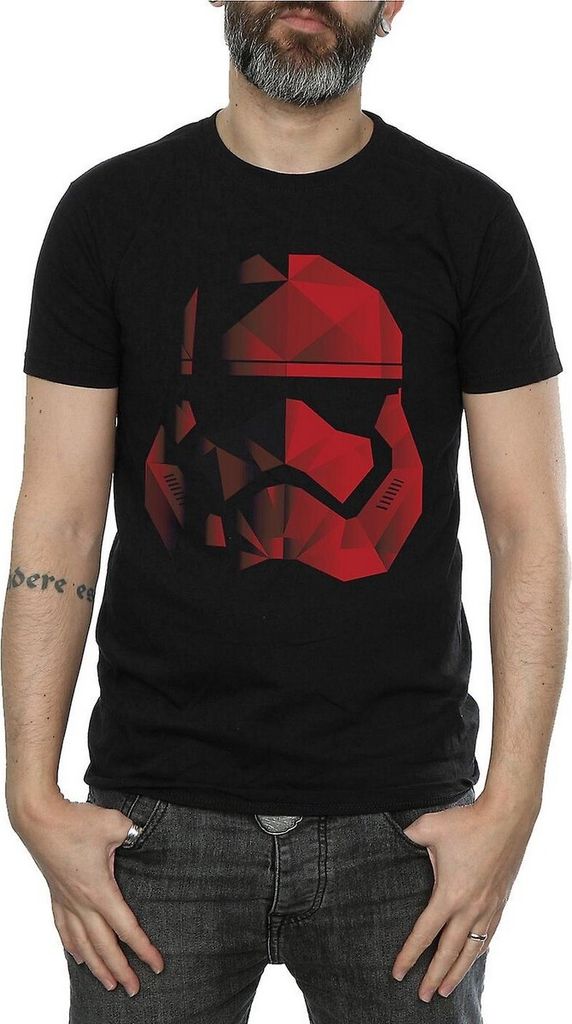 Star Wars: The Last Jedi - "Cubist" T-Shirt für Herren BI1113 (XL) (Schwarz)
