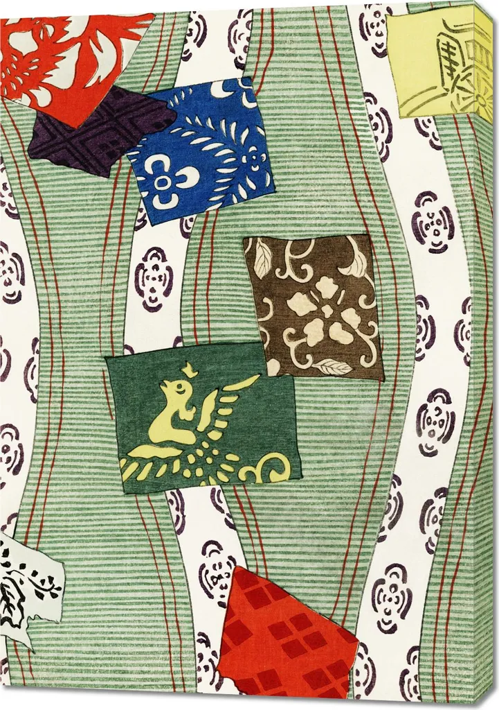Poster Mural Japonais Vintage 70x100 cm Motifs Bijutsukai Originaux