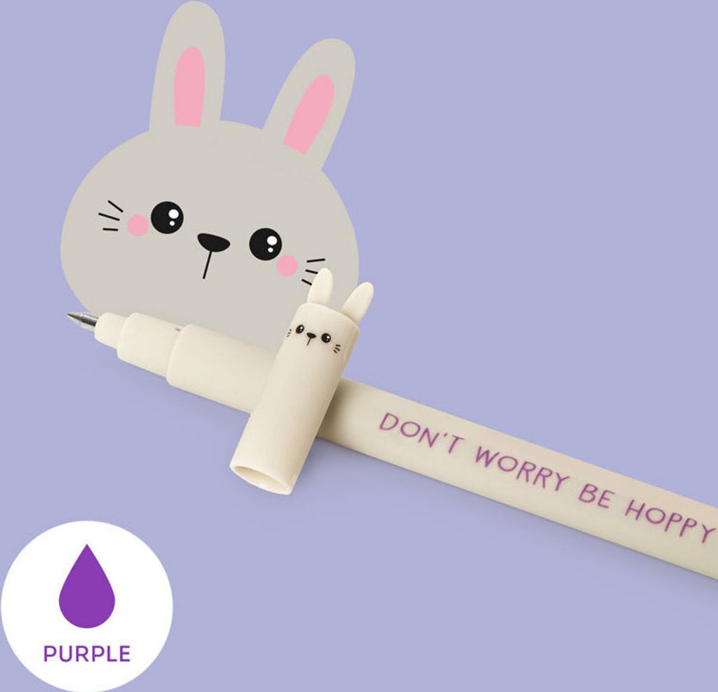 LEGAMI löschbarer Gel Stift BUNNY Hase Schreibfarbe lila Produktbild 4