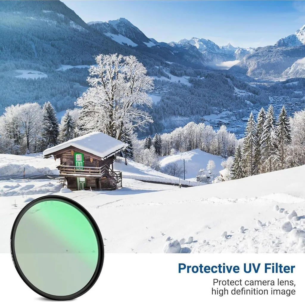 Filtre UV 58mm : Protégez votre Objectif des Rayures et Reflets Bleus - 2
