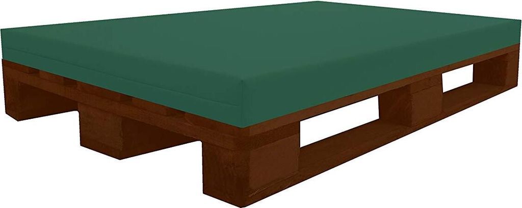 PALETTENKISSEN (120x80x8 cm (Amazonas) MATRATZENKISSEN Mit Kunstleder flammhemmend MVSS 302 - UV stabilisiert SCHAUMSTOFF FÜR EUROPALETTE - RG40/6...