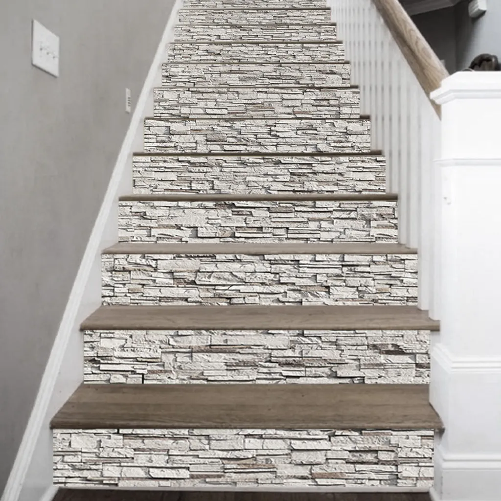 Sticker Escalier PVC Imperméable et Lessivable - Décoration Durable